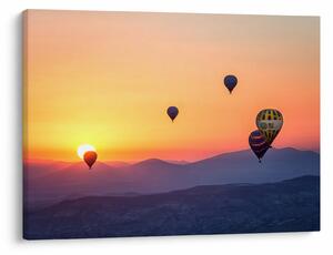 Hőlégballon képe (70x50 cm)