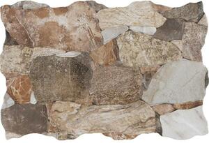 Burkolat Geotiles Artesa kő barna 34x50 cm dombor ARTESAMIX