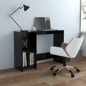 Fekete szerelt fa laptopasztal 102,5 x 35 x 75 cm