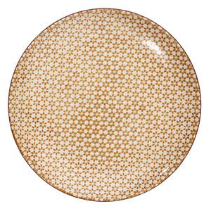 RETRO tányér, sárga 26 cm
