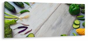 Zöldség képe (120x50 cm)