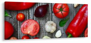 Zöldség képe (120x50 cm)