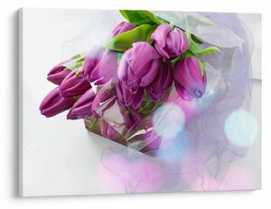 Kép - csokor tulipán (70x50 cm)