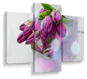 Kép - csokor tulipán (90x60 cm)