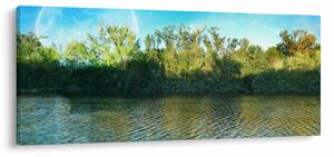 Kép - tó (120x50 cm)