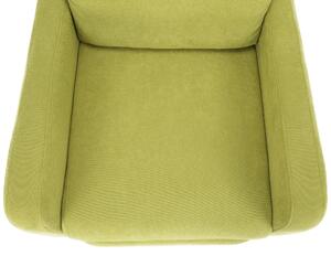 KONDELA Relaxáló fotel, zöld, TURNER