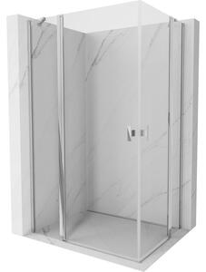Mexen Mist Duo sarokkabin nyíló ajtóval 115 x 70 cm, átlátszó, króm - 8A4-115-070-01-00