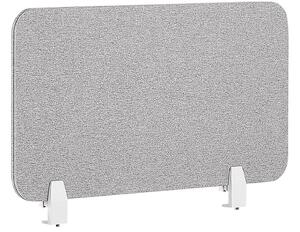 Világosszürke Asztali Térelválasztó Panel 80 x 40 cm WALLY