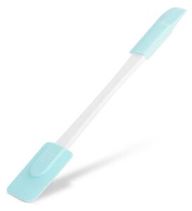 Szilikon spatula - világoskék, kétoldalú - 24,5 x 4,5 cm
