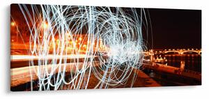 A fényhullámok képe (120x50 cm)