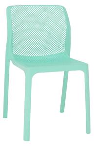 Rakásolható szék, mentol/műanyag, LARKA