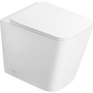 Mexen Cube álló wc csésze Rimless lassan záródó slim ülőkével, duroplast, fehér fényes - 32924000