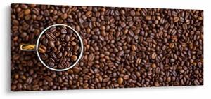 Kép - kávé szemek (120x50 cm)