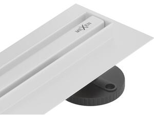 Mexen Flat 360° Slim zuhanylefolyó 50 cm, fehér, 1241050