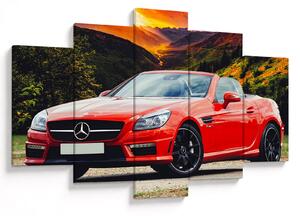 Kép - piros Mercedes (150x105 cm)