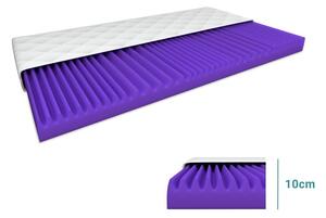 Hab matrac DELUXE 80 x 200 cm Matracvédő: Matracvédő nélkül