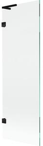 Mexen Lunar L fürdőkád paraván, 1-szárnyas 60 x 150 cm, átlátszó, fekete - 897L-060-000-70-00
