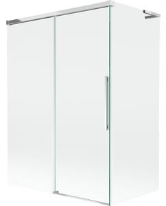 Mexen Rox L kádparaván 2 szárnyú tolóajtós 120 + 70 x 150 cm, átlátszó, króm - 8C9L-120-070-01-00