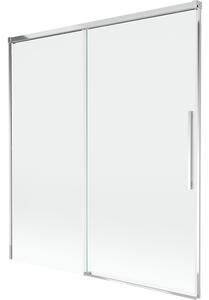 Mexen Rox 2-részes, tolófürdőszobai paraván 150 x 150 cm, átlátszó, króm - 8C9-150-001-01-00