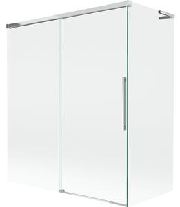 Mexen Rox L 2-szárnyú toló kádparaván, 140 + 70 x 150 cm, átlátszó, króm - 8C9L-140-070-01-00
