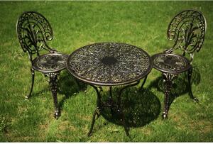 Meda alumínium kerti bútor szett, arany-fekete