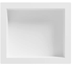 Mexen X-Wall-S süllyesztett polc SMC peremmel 35,5 x 40,7 cm, fehér - 1901354109