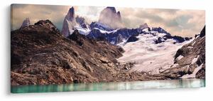 Hegyi tó képe (120x50 cm)