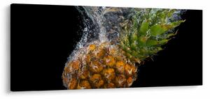 Ananász a vízben képe (120x50 cm)