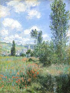 Reprodukció View of Vetheuil (1880), Claude Monet
