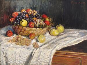 Reprodukció A Bowl of Apples (1880), Claude Monet