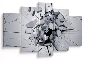 3D absztrakciós kép (150x105 cm)