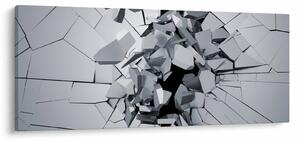 3D absztrakciós kép (120x50 cm)