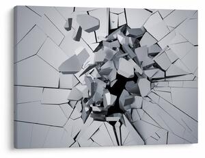 3D absztrakciós kép (70x50 cm)