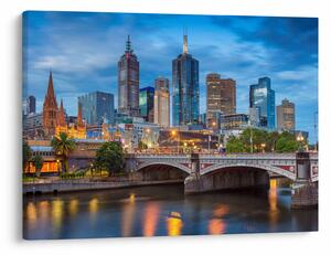 Melbourne város képe (70x50 cm)