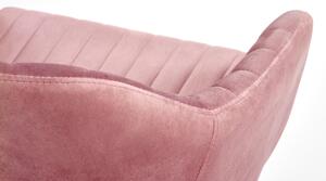 FRESCO karosszék - rózsaszín bársony