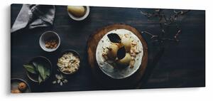 Desszert az asztalon képe (120x50 cm)