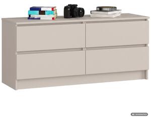 AKORD Furniture Factory CLP K120 Komód Laminált Lap Kasmír 4 Fiókos