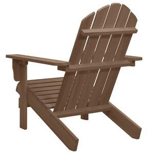 VidaXL barna fa kerti szék