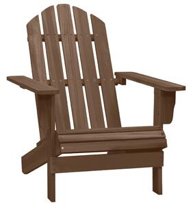 VidaXL barna fa kerti szék