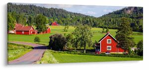 Vidéki kép (120x50 cm)