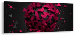 A 3D absztrakció képe (120x50 cm)