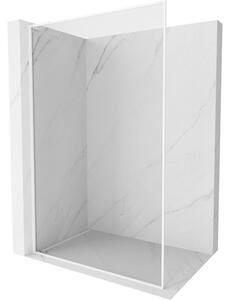 Mexen Kioto-F L Walk-in zuhanyfal kerettel 80 x 202 cm, átlátszó 8 mm, fehér - 800-080-174-20-00