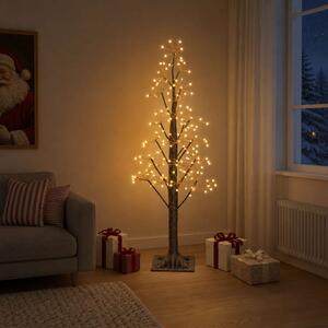 Karácsonyi csillagfény Barna 150 cm Műanyag 304 LED