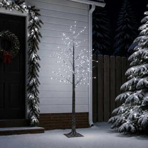 Havas LED-es karácsonyfa Barna 22 x 22 x 180 cm Műanyag 319 LED