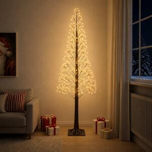 Karácsonyi csillagfény Barna 240 cm Műanyag 688 LED