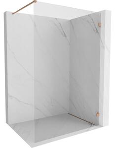 Mexen Lunar zuhanyfal Walk-in jobb 50 x 200 cm, átlátszó 8 mm, csiszolt réz - 830-050-000-65-00-P