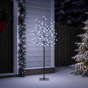 LED-es gömb karácsonyfa Fekete 18 x 18 x 120 cm Acél 150 LED