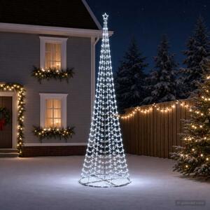 LED spirál karácsonyfa talppal EKENAS 500 cm 868 LED