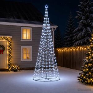 LED spirál karácsonyfa talppal EKENAS 400 cm 588 LED