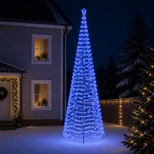 Spirális LED karácsonyfa földbe szúrható tüskével EKENAS 500 cm